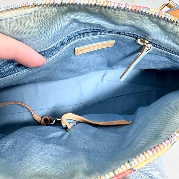 Dooney & Bourke Colorful Heart Shoulder Bag with Tan Accents - Picture 5 of 7